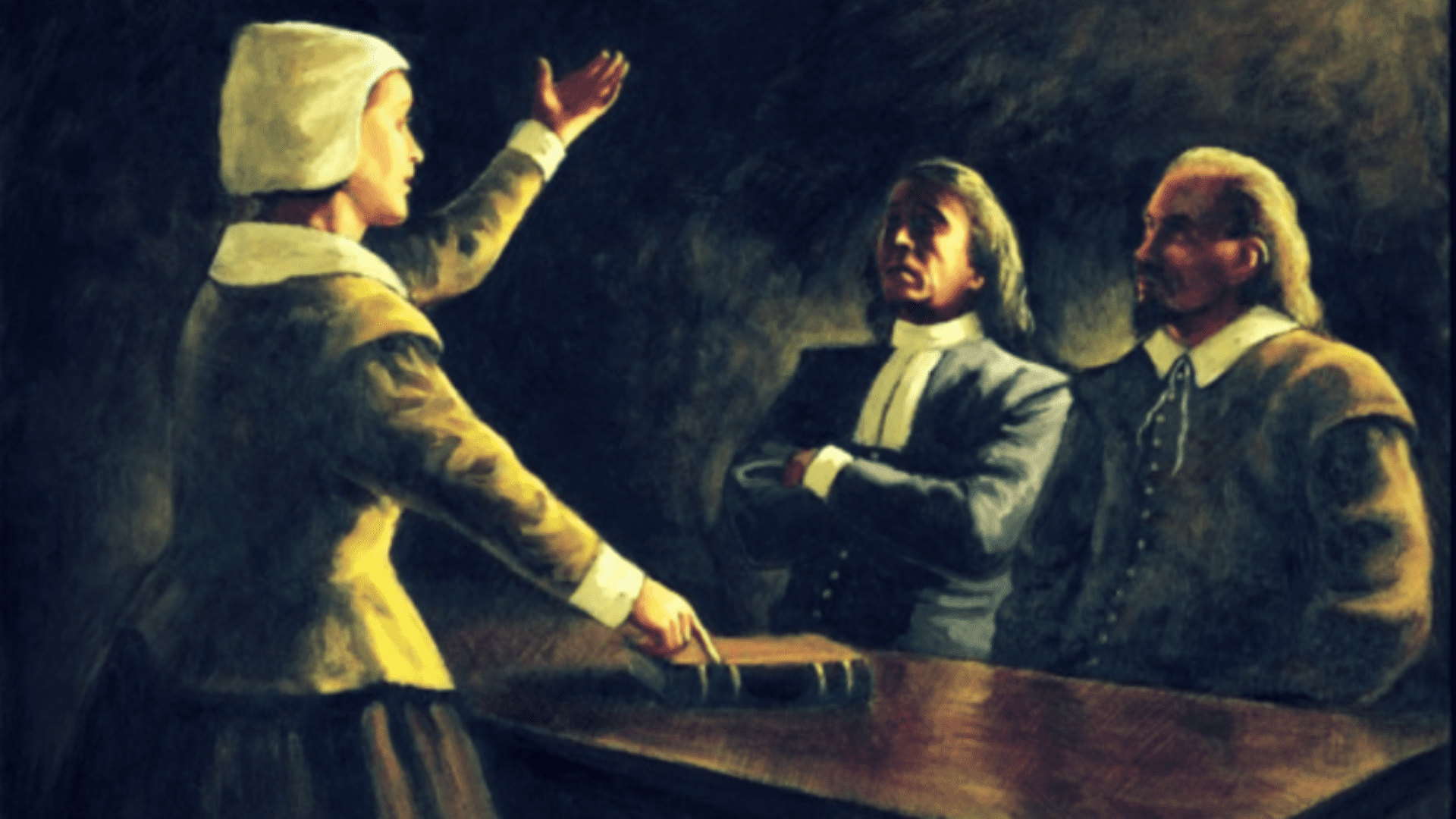 Anne Hutchinson, persecuted by the Massachusetts Bay theocracy, planted the seeds of libertarianism that would help establish a new nation.