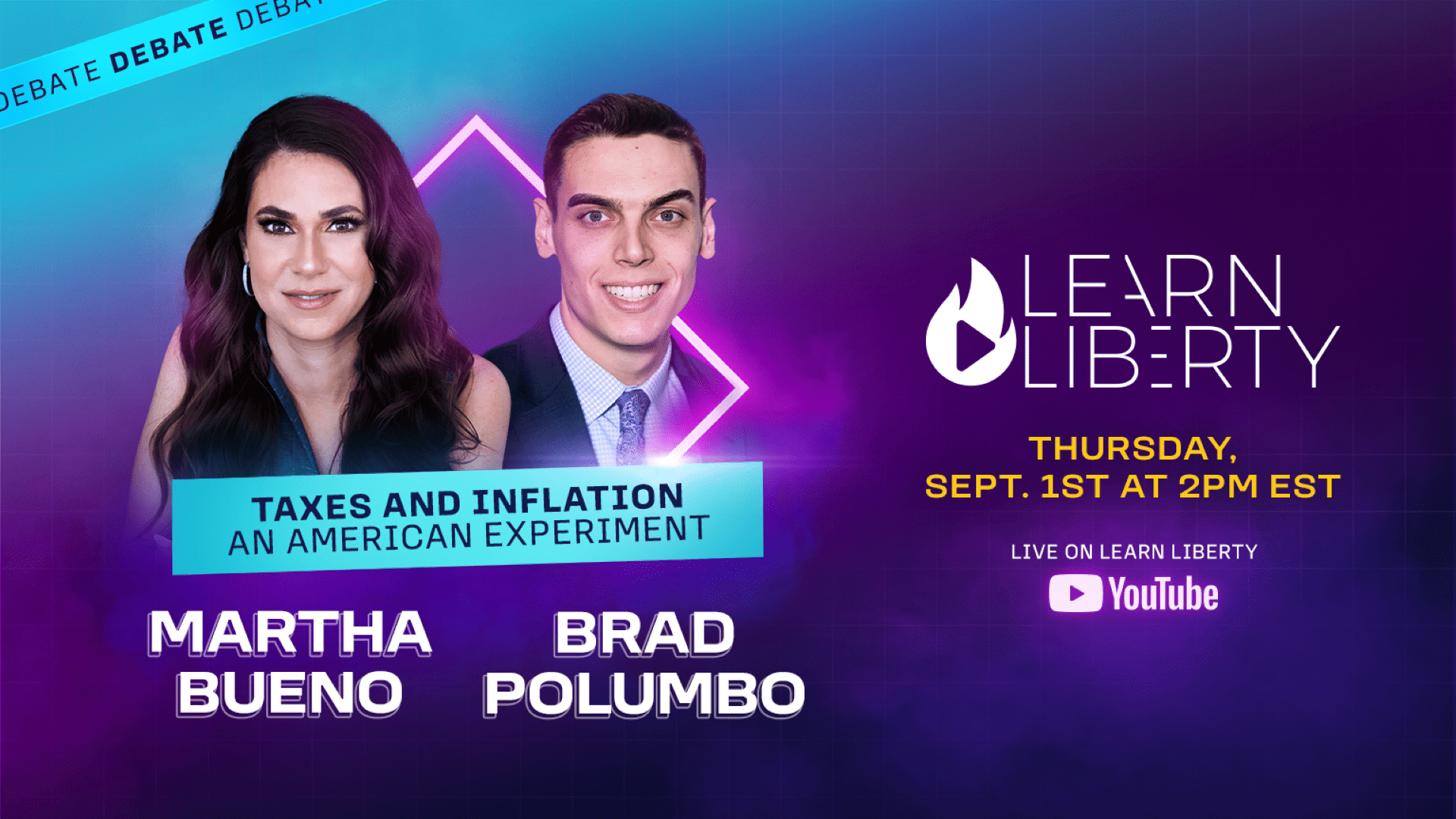 On Thursday, September 1 (2pm EST), we will host a live panel on Learn Liberty featuring Martha Bueno and Brad Polumbo discussing taxes and inflation
