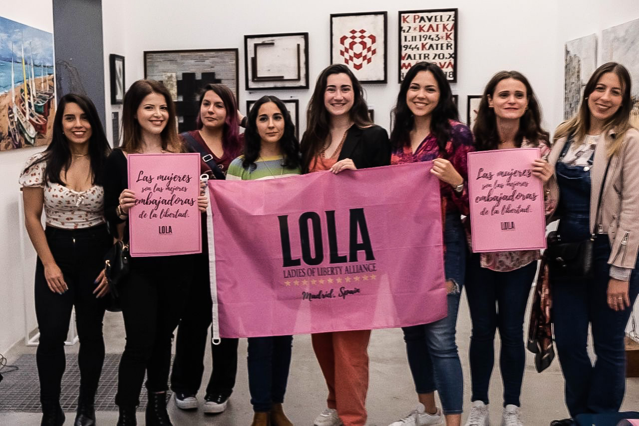 Honorary Alumna Pema Rubio and member of Students For Liberty Madrid Bianca Chiarbonello are taking bold steps to empower women in Spain. Natalia, who is passionate about storytelling and political communication, and Bianca, who is a financial advisor and wealth manager, collaborated to open a new local chapter of the Ladies of Liberty Alliance (LOLA).