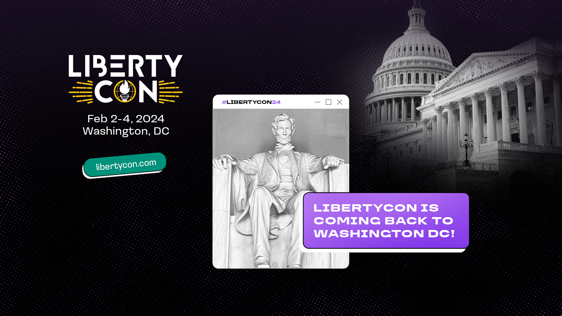 Step into a vibrant world of freedom and possibility at LibertyCon! Immerse yourself in captivating discussions, electrifying talks, and a dynamic atmosphere that will reignite your passion for individual rights, limited government, and free markets