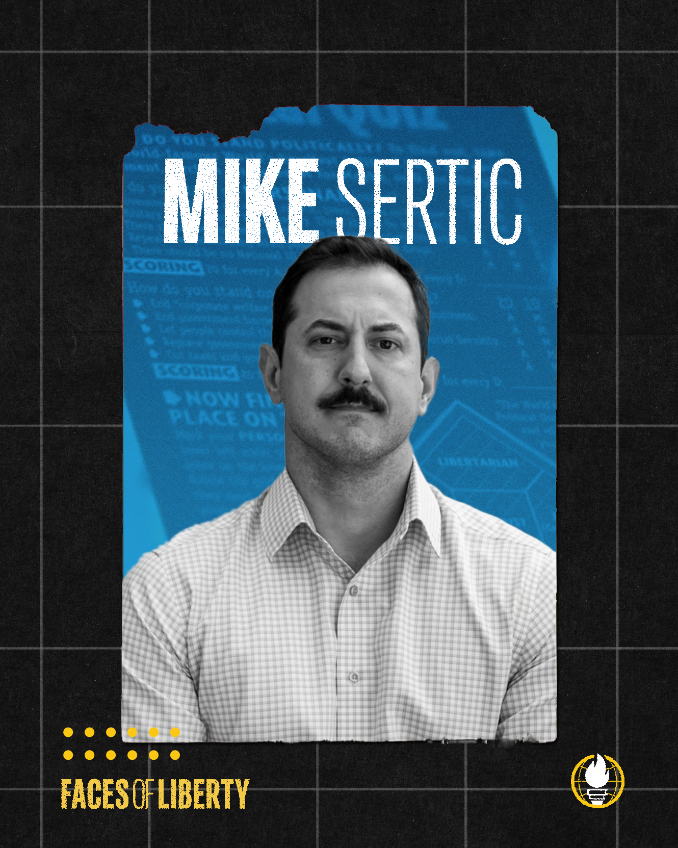Mike Sertic, President of the Advocates for Self-Government and chief advocate for the World's Smallest Political Quiz.