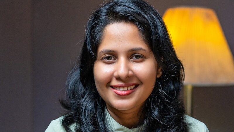 Namini Panditha of Students For Liberty strikes a pose of poise.